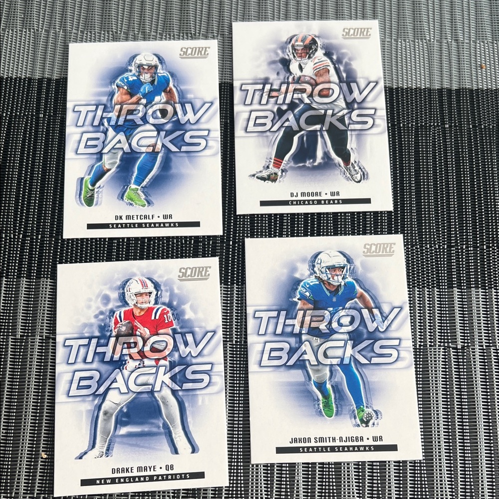 Score Throwbacks Kids Trading Cards Set